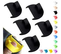 2mm-6mm Seam Guide for Hand Sewing Edge Lockranding Tool 5 PCS Set for Leather/Fabric/Craft Sew, Black