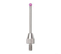 2mm Carbuncle Steel Head Micrometer Gauge Indicator Probe M2 5 Thread for Dial Test Indicators and Measuring Applications (Ruby20mm)
