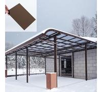 2mm Clear Polycarbonate Roof Panels for Pergolas Greenhouses Skylights and Parking Lots - Durable and Lightweight Roofing Solution (Contact Us for Custom Sizes)