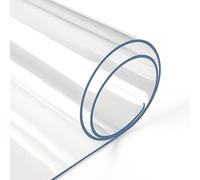 2mm Clear Table Cover Protector Table Protector for Dining Room Table,Table Plastic Cover, Dining Table Cover Rectangle for Wood, Countertop, Kitchen Table,17"/18"/19"/20"(18"x72"(45 * 182cm))