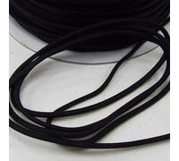 2mm Cord Blind Braided 201D, 999 Black, 40 metres