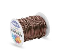 2mm Craft Wire, Bronze Aluminum Craft Wire, Jewelry Wire for DIY Sculptures, Modeling, Jewelry Making, Floral Crafting and Wire Weaving (Bronze, 30 Meters)