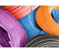 2mm Flexible PVC Sleeving Cable Wiring Harness Electrical Insulation Green 10mtrs