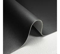 2mm Foam Backed Laminated Vinyl Fabric by the Metre, 150cm Wide, Wipe-Clean Surface, for Upholstery, Caravans and Crafts (Black, Per metre (as one Continuous Length))