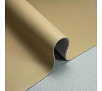 2mm Foam Backed Laminated Vinyl Fabric by the Metre, 150cm Wide, Wipe-Clean Surface, for Upholstery, Caravans and Crafts (Sand, Per metre (as one Continuous Length))