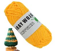 2mm Glow in the Dark Polyester Yarn for Crochet and DIY Projects | Multifunctional Luminous Thread for Handmade Carpets, Crafts, Creative and Desi Decoration