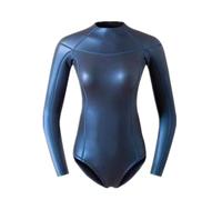 2MM Neoprene Backless Wetsuits Free Diving Swimwear WetSuit Siamese Bikini Stocking Swimsuit Jellyfish Suit Size S-XXL(Blue,M)