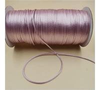 2mm Rattail Silk Satin Cord, Macrame Cord Assorted Colors Nylon String for Beading Jewelry Making 20meters-Lt purple 519-2MM X 20meters