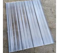 2mm Roofing Sheets,Uv Rain Snow Protection Corrugated Roofing Sheet,Heavy Duty Corrugated Roof Sheeting,Polycarbonate Roofing Sheet,Insulating Roofing Cladding Panel (0.9×1.6m,1pcs)