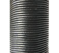 2mm Round Quality Real Cows Leather Black Leather Cord Jewellery Making Cord Thread Wire String Thong (5 metres)