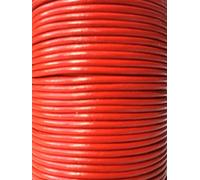 2mm Round Quality Real Cows Leather Red Leather Cord Jewellery Making Cord Thread Wire String Thong (5 metres)