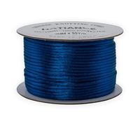 2mm Royal Blue Satin Rattail Cord String for Jewelry Making Bracelet Necklaces Beading Thread Macrame Chinese Knot Craft -50metres