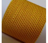 2mm Silky Twisted Cord 10 Meters/Pack Decorative Trim Thread Soutache Rope for Curtain Tieback, Handbags, Jewellery Making, Necklaces, Home Decor, Costumes, Military Braid(Dark Yellow)