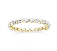 2mm Sterling Silver Silver Wedding Band Cubic Zirconia Full Eternity Stackable Engagement Ring Size 3-13