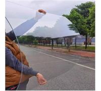 2mm Thick Clear Greenhouse Roof Panels Polycarbonate Roofing Sheet Outdoor Patio Polycarbonate Greenhouse Panels Replacement Shed Panel For Patios, Partitions, Grey, 2x29.5ft/0.6x9m