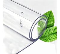 2mm Thick Clear Plastic Table Cover,45x60 cm, PVC Protector, Rectangular Waterproof Desk Mat, Easy-to-Clean Tablecloth for Office, Dining Table, Dresser, or Nightstand