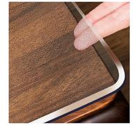2mm Thick Frosted PVC Table Protector - 50x70cm Rectangular Vinyl Waterproof Cover for Dining Tables, Countertops & Easy Clean Surface - Durable & Stylish Home Essential