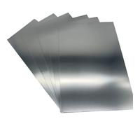 2mm Thick Stainless Steel Square Sheet, 50x50 50×100 100×200 200x200mm Flat Brushed Metal Polished Plate(2x100x100mm 2pcs)