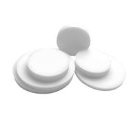 2MM Thick White PTFE Round Flat Plastic Discs - Versatile Solid Discs for Sealing, Insulating, and Lubricating(50pcs-20mm x 2mm)
