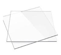 2mm Thickness Bespoke Clear Acrylic Sheet 21'' x 22'' Laser Cut To Size Plastic Replacement Sheet Safety Window Shed Sheets