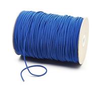 2mm Thin Fine Round Elastic Cord for Sewing DIY, Arts & Crafts, Beading, Haberdashery & Clothing Accessory Premium Quality Made in UK (Royal Blue, 250 Metres on a Roll)