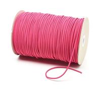 2mm Thin Fine Round Elastic Cord for Sewing DIY, Arts & Crafts, Beading, Haberdashery & Clothing Accessory Premium Quality Made in UK (Cerise, 10 Metre Cut Length)