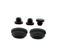 2mm to 50mm Silicone Rubber Hole Caps Rubber Male Plug Silicone Stopper Tap Bung Plastic Pipe Seal Caps Cover Waterproof(Noir,A34.6mm(1pcs) d)