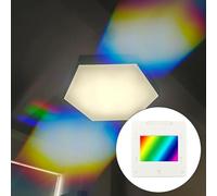 2mm Transmission Diffraction Grating Sheet 50x50mm PET for Spectroscopy Teaching Experiment, Optical Physics Demonstration, Laboratory Spectral Analysis, 80/300(600lines/mm)