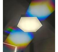 2mm Transmission Diffraction Grating Sheet 50x50mm PET for Spectroscopy Teaching Experiment, Optical Physics Demonstration, Laboratory Spectral Analysis, 80/300(1600lines/mm)