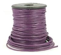 2mm Waxed Cotton Cord Faux Leather Thonging Craft 11 Colours Buy 1 2 Or 4m 705D, 090 Purple, 1 Metre