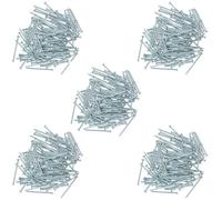 2mm x 40mm Round Headed Wire Nails for Concrete Brick Wood 550pc Zinc Plated