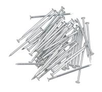 2mm x 60mm Round Headed Wire Nails for Concrete Brick Wood 45pc Zinc Plated