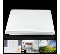 2Mx10M Polythene Sheeting, Extra Heavy Duty Clear Polythene Sheeting, 1500g Thickened Garden Grow Polythene Cover Sheets, Polythene Plastic Sheeting for Gardening Insulation Building Rubble Protection