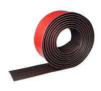 2MX4CM Floor Transition Strip,Self Adhesive Vinyl Door Threshold Strip Laminate Floor Strip Floor Flat Divider Strip for Joining Floor Gaps,Carpet Threshold Transition,Floor Tiles (Dark Brown)