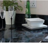 2mX67.5cm BLACK MARBLE SELF ADHESIVE VINYL STICKY BACK PLASTIC VINYL DC-FIX FILM