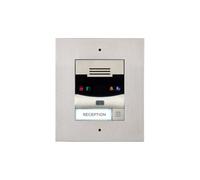 2N IP Solo Base Unit (with Camera) Flush-Mount, Silver