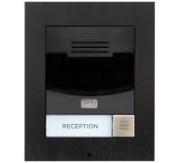 2N IP Solo Surface Mount Intercom 9155301CBS in Black