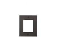 2N IP Verso 1-Module Flush-Mount Frame 9155011B in Black