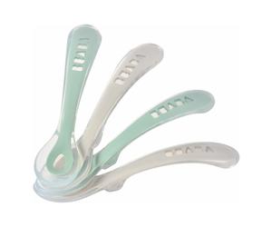 2nd age soft silicone spoons - Set of 4 Sage one size