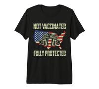 2nd Amendment Not Vaccinated Fully Protected Anti Vaccine Premium T-Shirt