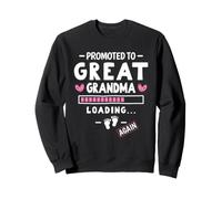 2nd Baby Announcement Promoted to Great Grandma Again 2027 Sweatshirt