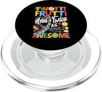 2nd Birthday Autism Boy Girl Autistic Children Twotti Frutti PopSockets PopGrip for MagSafe