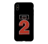 2nd Birthday Basketball Player Number 2 Hoop Sports Party Case for iPhone XS Max