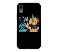 2nd Birthday Boy Dog Puppy Children I'm 2 Case for iPhone XR