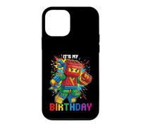 2nd Birthday Boy Ninja Brick Block Master Builder 2 Year Kid Case for iPhone 12 mini