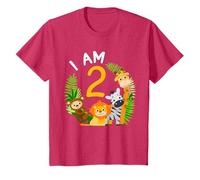 2nd birthday children's birthday second birthday jungle T-Shirt