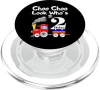2nd Birthday Dylan Choo Choo Train 2 Year old PopSockets PopGrip for MagSafe