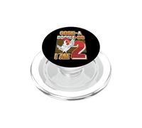 2nd Birthday Farm Animals Themed Cock-A-Doodle-Doo I Am Two PopSockets PopGrip for MagSafe