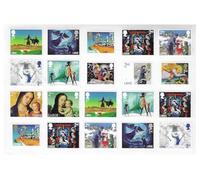 2nd Class Large Stamps - Self Adhesive UK Christmas Stamps for Postage - (20 Total) RRP - £31