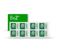 2nd Class Stamp (8 Pack) | Self Adhesive | QR Barcoded for authentication | Second Class Postage Stamps UK | King Charles III Stamps | (8 Total)